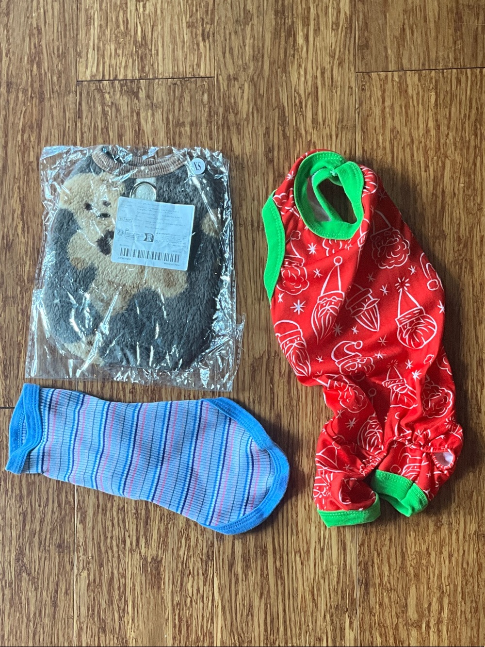 Bundle of 3 XS dog clothes